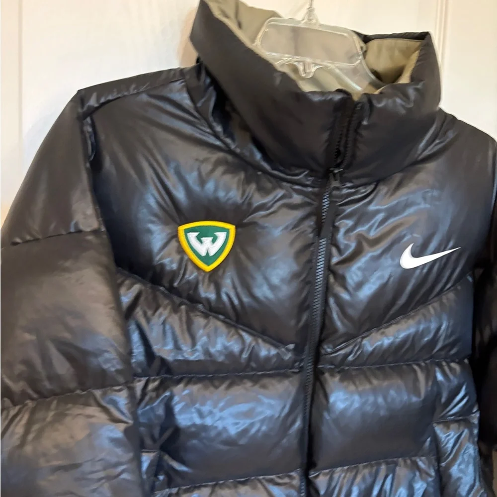 Nike Sportswear Down-Fill Puffer‎ Jacket CU5813-010 Black Women's Wayne State U